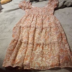 Floral Puff Sleeve Dress